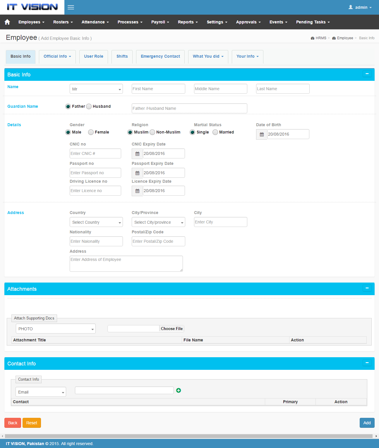 Human Resource Management System (HRMS) & Payroll