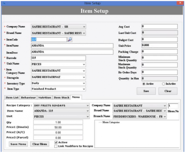 Restaurant Point of Sale Software – IT VISION | Web & Software Technology